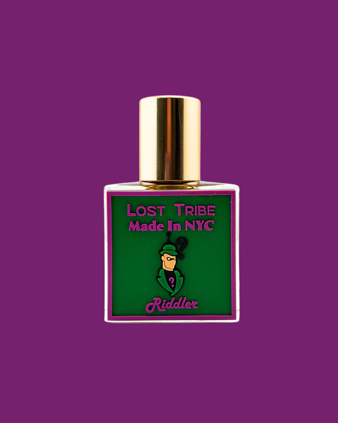 Lost Tribe Riddler fragrance bottle