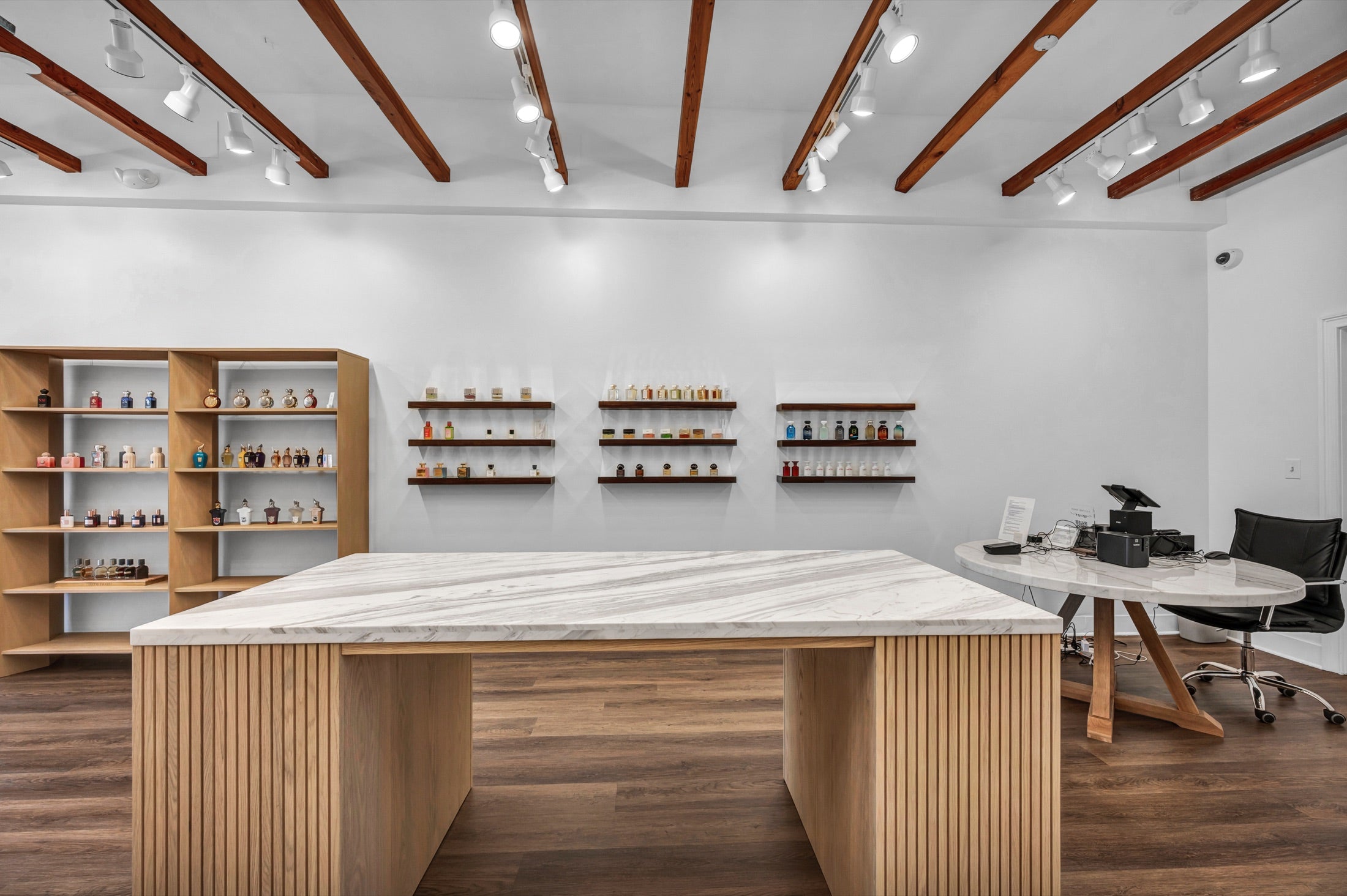 Inside Xtrait Perfumery in West Hartford